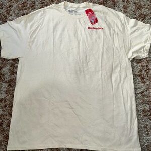 Budweiser Pool Break t-shirt with a graphic on the back
